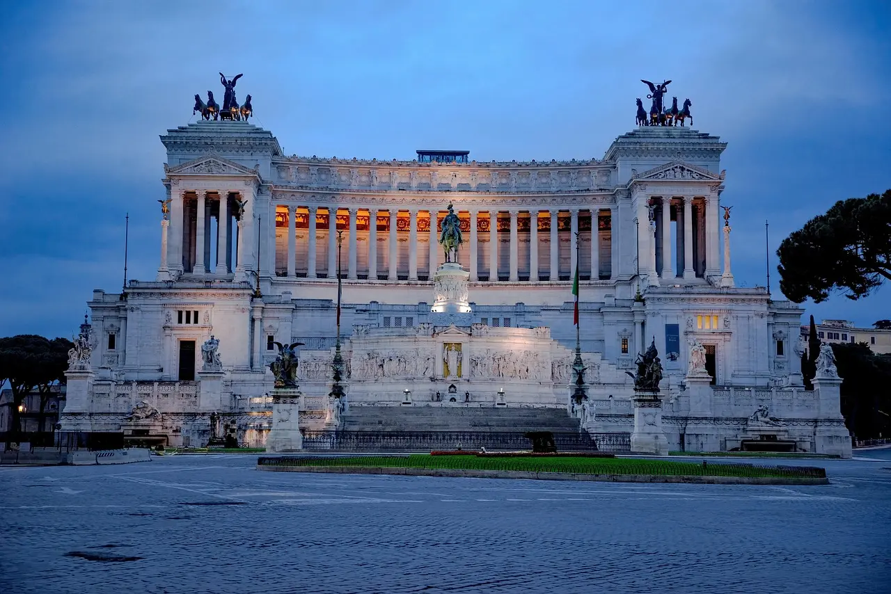 Vue du capitole à Rome